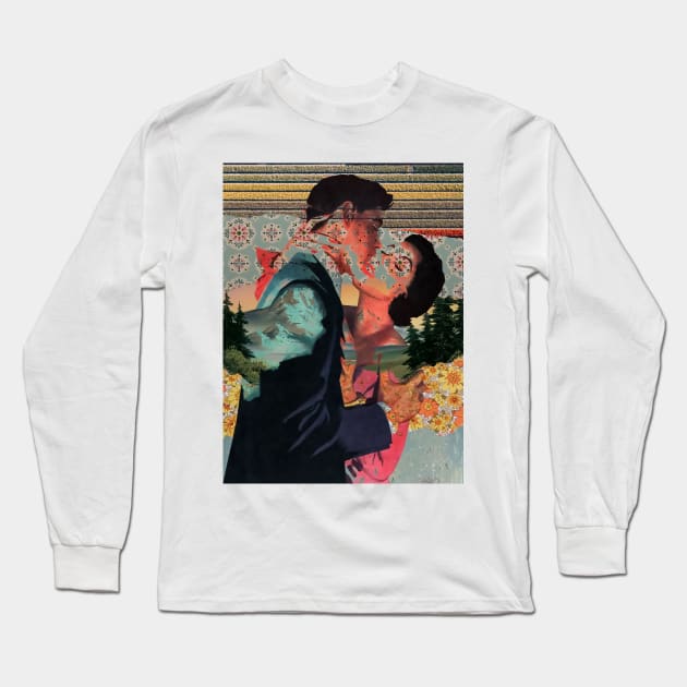 Page Error - Surreal/Collage Art Long Sleeve T-Shirt by DIGOUTTHESKY